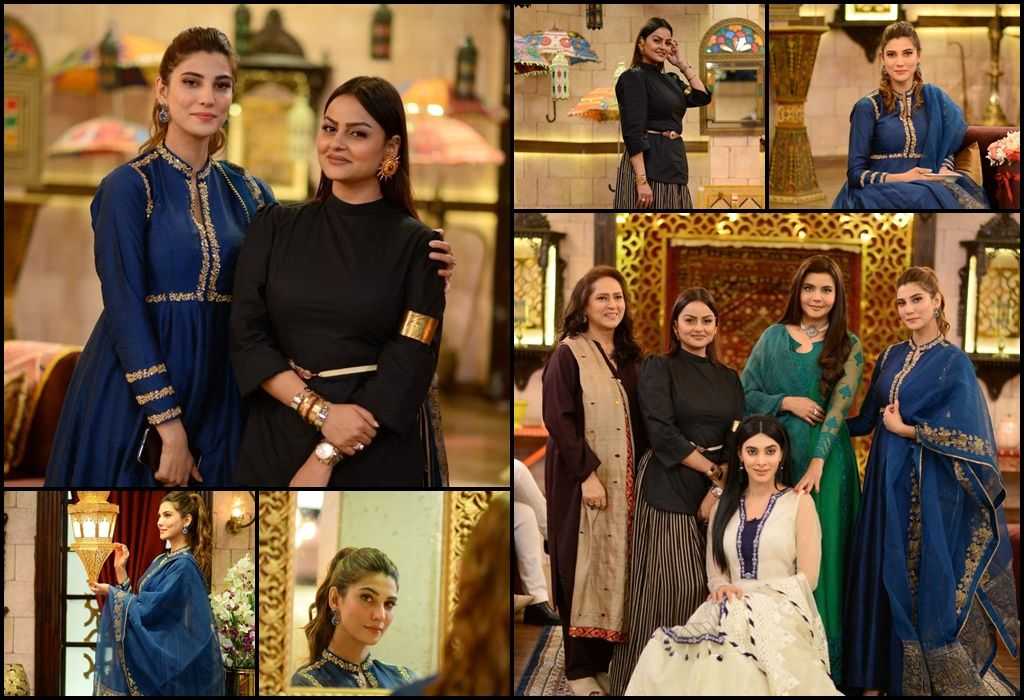 Super Women Javeria Abbasi And Nazish Jahangir On Sets Of Shane Suhoor –  Health Fashion